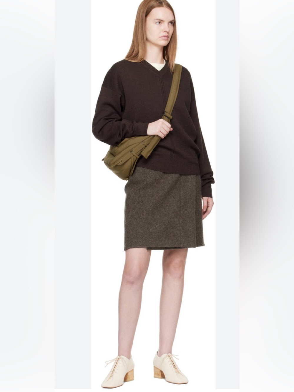 LEMAIRE
SSENSE Exclusive Khaki Small Soft Game Bag